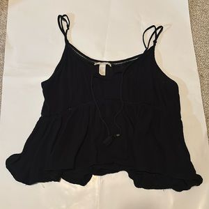 black beach tank top